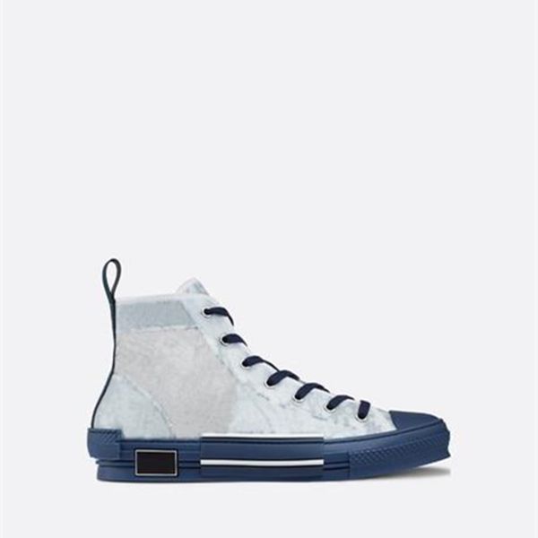 

with box designer sneakers obliques technical leather high low b23 b22 b24 flowers platform outdoor casual shoes vintage, Black