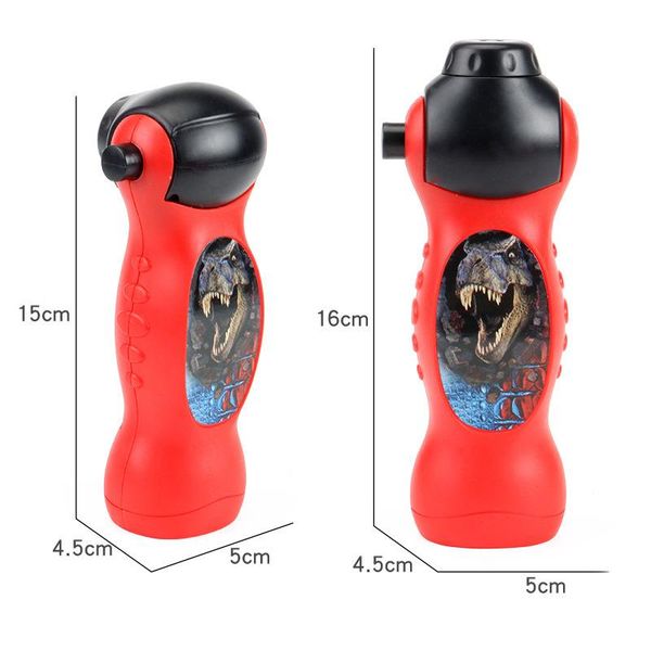 

led lighted toys dinosaur led projector toy flashlight sleeping history toy early education model animated animal landslide baby aa