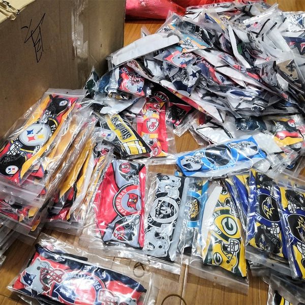 

designer face american football team fashion 2020 reusable dust masks can be mixed batches, please leave a m