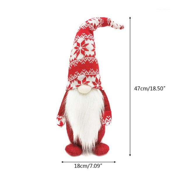 

christmas handmade swedish santa plush gnome doll toys xmas gift party ornaments 11ua1