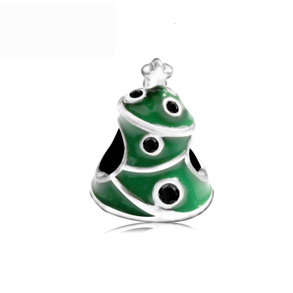 

moq20pcs european silver christmas gift snowman tree stocking diy loose jewelry bead fit pandora ch