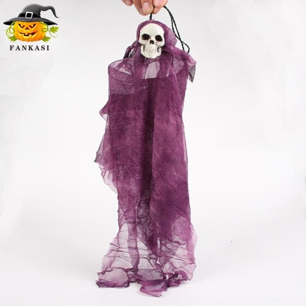

cbwdd halloween skull small ghost ghost house hanging small pendant props chamber ornament doll trick pendant of secrets panic funny prank n