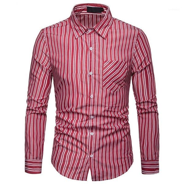 

2019 new arrival men shirt casual long sleeve shirts twill striped formal business shirts brand man dress1, White;black