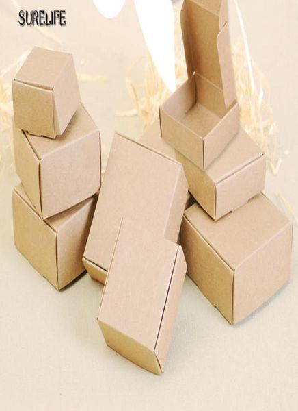 

100pcs small kraft paper gift packaging boxkraft cardboard handmade soap candy boxpersonalized craft paper gift box h wmthmk