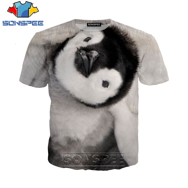 

animal penguin printed 3d print shirts aesthetic hentai funny men clothing
