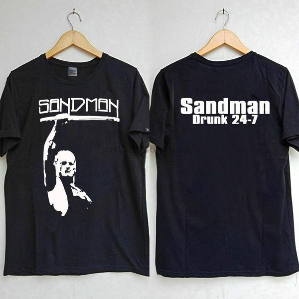 

vintage ecw sandman t-shirt reprint sport hooded sweatshirt hoodie