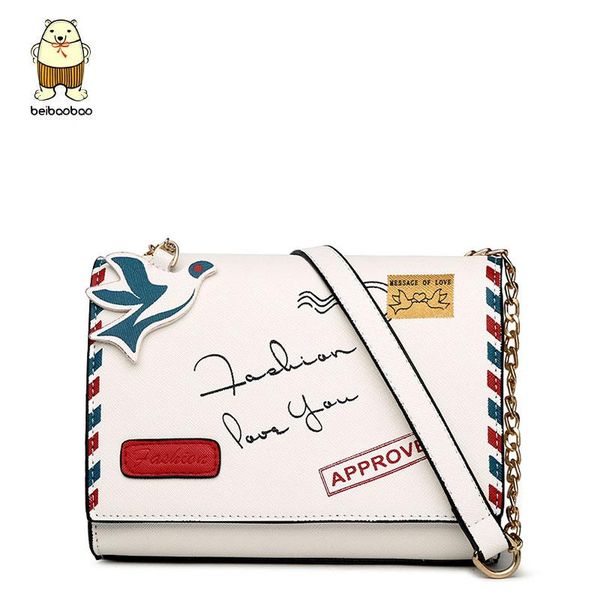 

beibaobao 2020 famous brands chain women messenger bags lock design casual women bags good quality young female tote bolsa b181