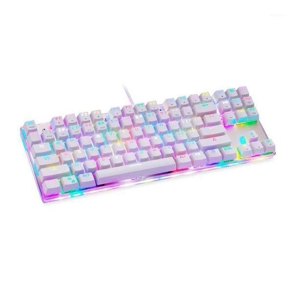 

k87s mechanical keyboard wired gaming keyboard rgb mix backlit 87 keys for game lappc gaming office1