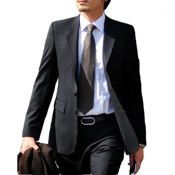 

business wear single breasted full sleeve men blazers slim looking summer time men suit special design formal cozy1, White;black