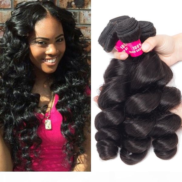 

8a brazilian straight body wave loose waave kinky curly deep wave human hair 100% unprocessed brazilian peruvian malaysian human hair weaves, Black;brown