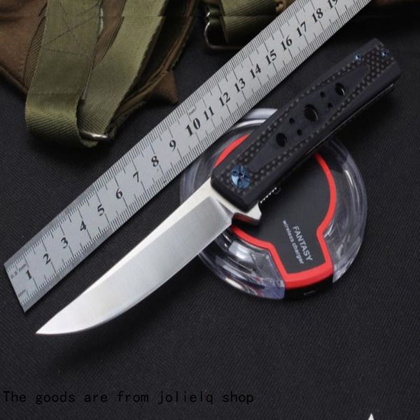 

d2 blade knife handle semi-carbon folding high-quality bm mt outdoor tactical hunting camping knife pocket survival knife gift for qynf p3h