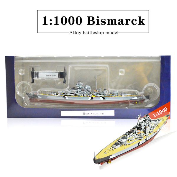 

bismarck model 1:1000 battleship world ship war ii uss missouri hms hood alloy finished handcraft collection