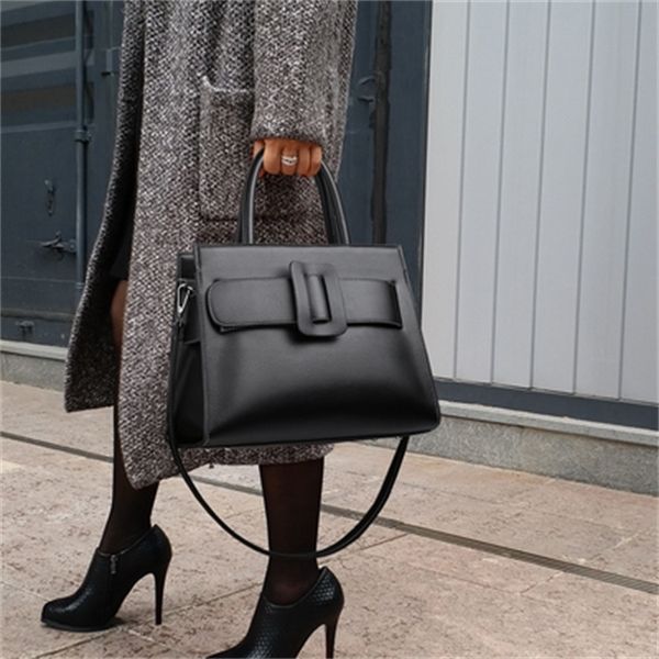 

fashion handbag 2020 new women leather bag large capacity shoulder crossbody bags casual tote simple handle hand bags c0121