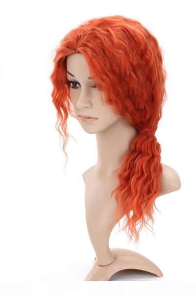 

orange color full lace wigs virgin brazilian human hair wigs water wave 130% density glueless lace front wigs with baby hair, Black;brown