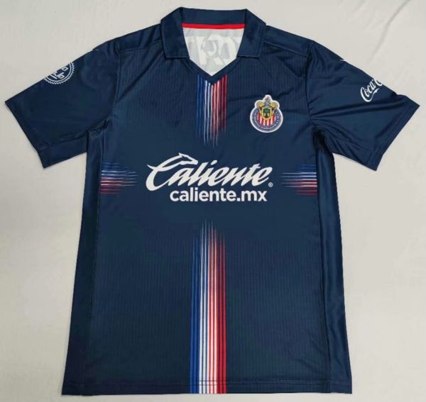 

size s-2xl mexico club chivas de guadalajara home 3rd away white blue red a.pulido lopez football shirts soccer jerseys 2020, Black;yellow