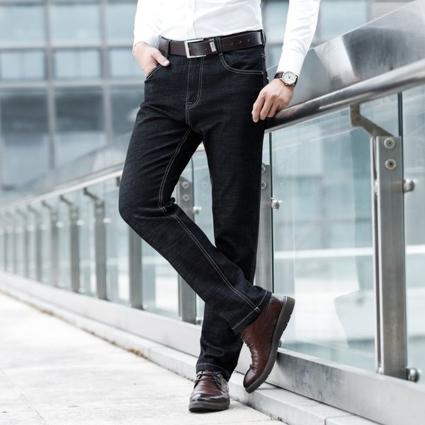 

xnez1 jeep shield new pants jeans and jeansmen's business jeansstraight mid waist men's pants loose casual jeans viubc, Blue