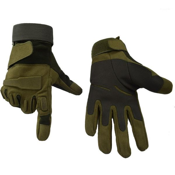 

2020 new men hunting armed gloves shooting gloves army training comabt sport full finger camping cycling1, Black