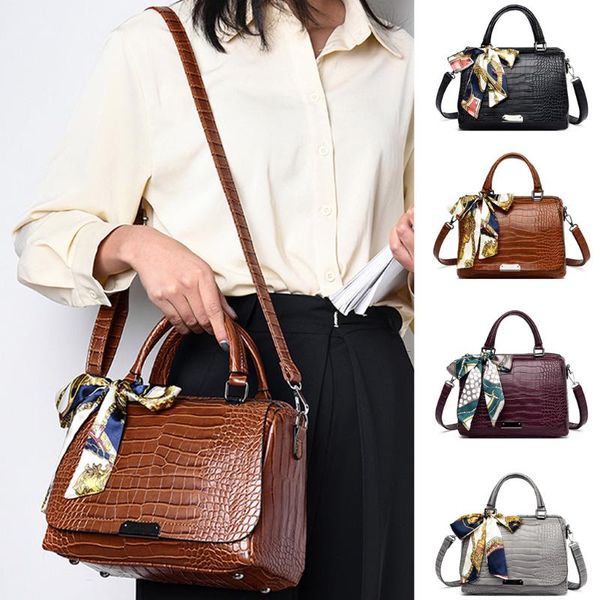 

women fashion simple solid color shoulder handbag single shoulder messenger bags ladies casual outdoor large capacity handbags