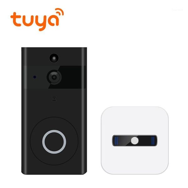 

tuya supported video bell door entry phone smart recording doorbell camera1