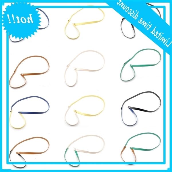 

fashion new pu leather handbag emmer handle bandages long shoulder straps for diy handmade tissues bag accessories, Black