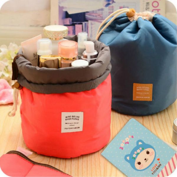 

makeup travel cosmetic bag case multifunction drawstring toiletry high capacity wash organizer bag
