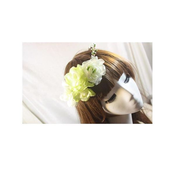 

women wedding headband kids party floral garlands bride pgraphy headdress girls flower crown rose flowe jllqbu