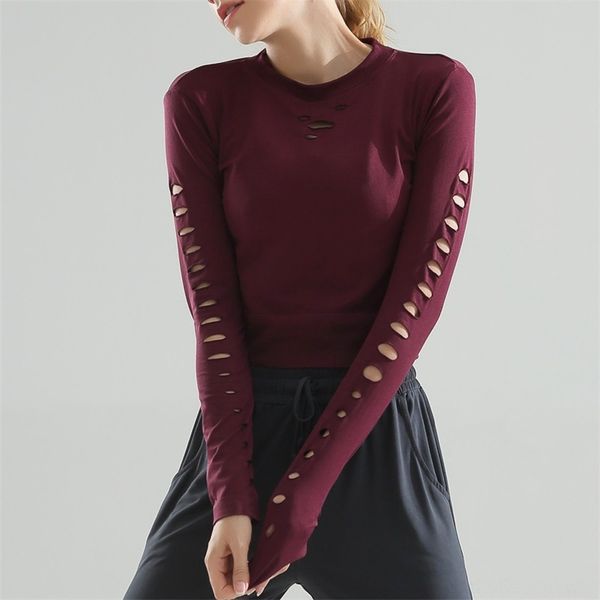 

qaxpp new autumn and winter clothes clothes yoga suit high long-sleeved yoga clothing women's fitness sports quick-drying slimming ru, Gray