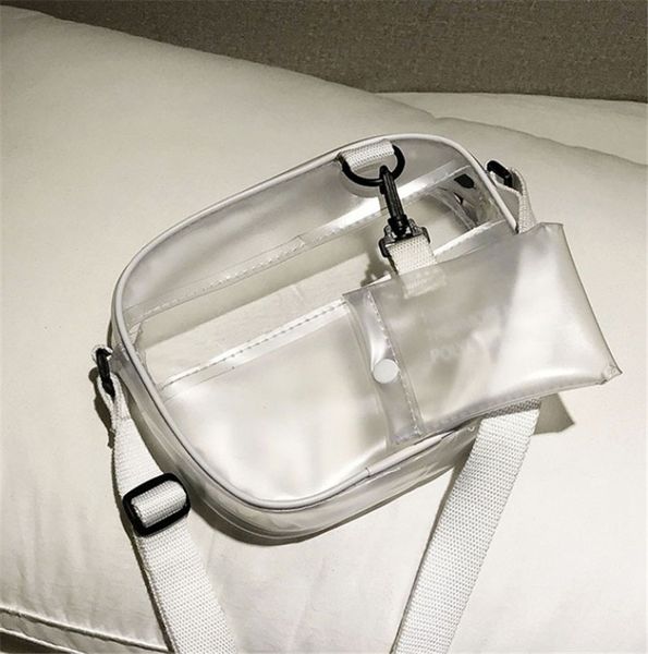

New Jelly Transparent Small Square Bag Simple Mini Crossbody Bag PH-P.D.A20061946