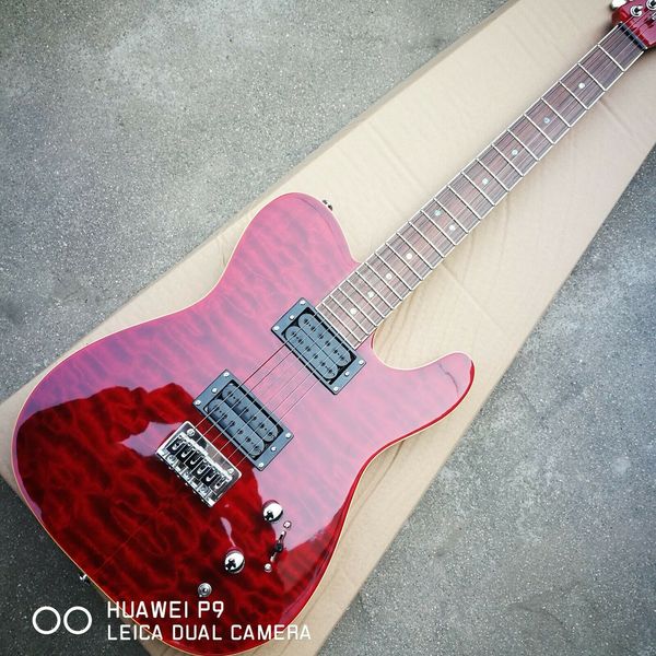 

details about fast delivery of red big flower electric guitars from china guitar