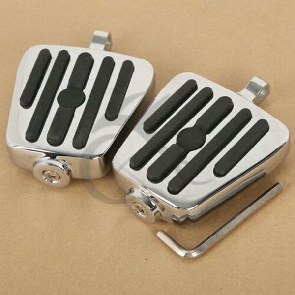 

motorcycle male mount highway peg mini footboards foot boards for 50451-09 chrome/black