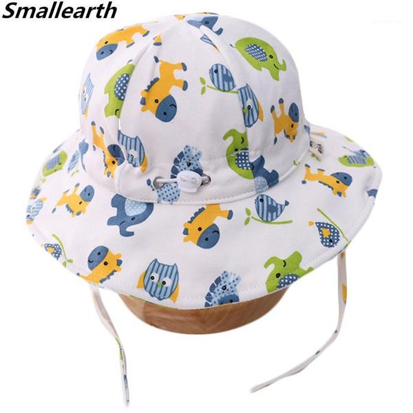 

new cartoon children sun hats girls summer sunscreen beach hat cotton bucket hat for boys summer fisherman hats baby sun caps1, Blue;gray