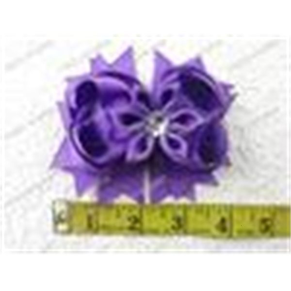 

boutique handmade headwear 4 inch 100pcs gril neon sharp corner grosgrain ribbon bowknot bows clip hair access