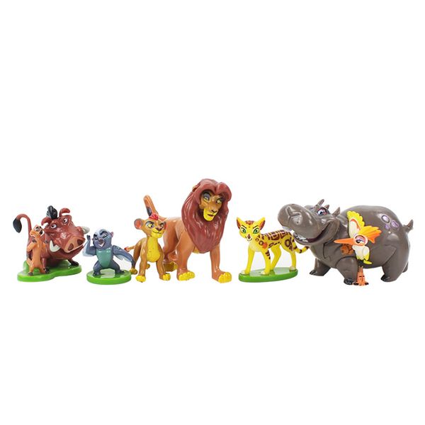 

king the lion pvc action 5-9cm simba figure toy children christmas gift kids toys new