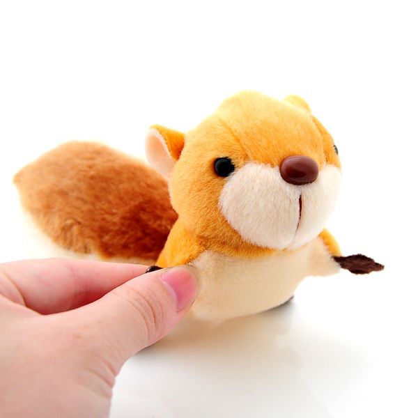 

new baby infant animal plush toy squirrel stuffed play pendant handbag ornaments pendant plush toy gift