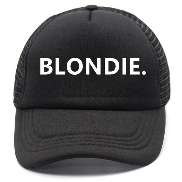 

blondie brownie baseball caps trucker mesh cap women gift for girlfriends her caps bill snapback hat gorras sqcsod pingtoy, Black;white