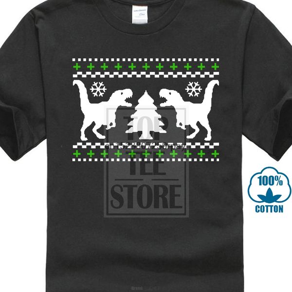 

дышащая повседневный рукав t рубашка мода t rex смешного рождественский свитер дизайн trex динозавр с коротким рукавом спорт толстовка с кап