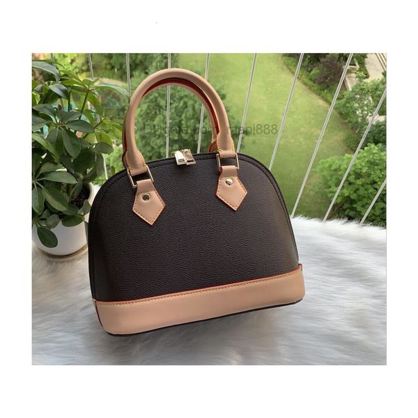 

luxurys designers bags speedy alma bb shell bag women handbag leather flower embossed shoulder crossbody messenger