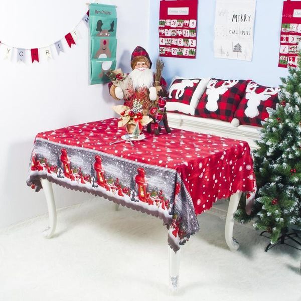 

table skirt 1pc year christmas tablecloth kitchen dining decorations home rectangular party covers ornament qa 2721