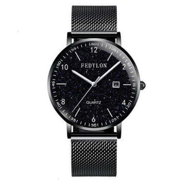 

waterproof belt men's watch mesh new student steel band korean fashion trend waterproof luminous watch men's watch kz88614c, Slivery;brown