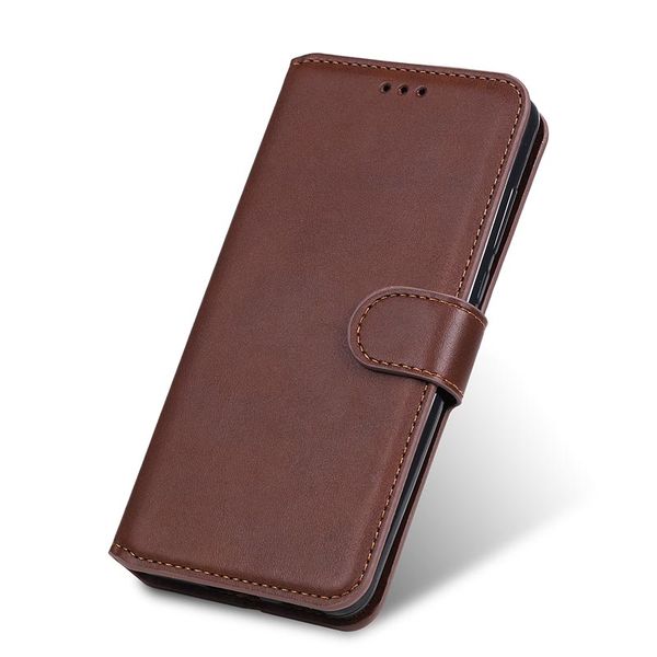 For iphone 12 mini 11 Pro Max Leather Wallet Phone Case Flip Card Slots for Samsung S20 FE A71 A42 Huawei Moto Sony