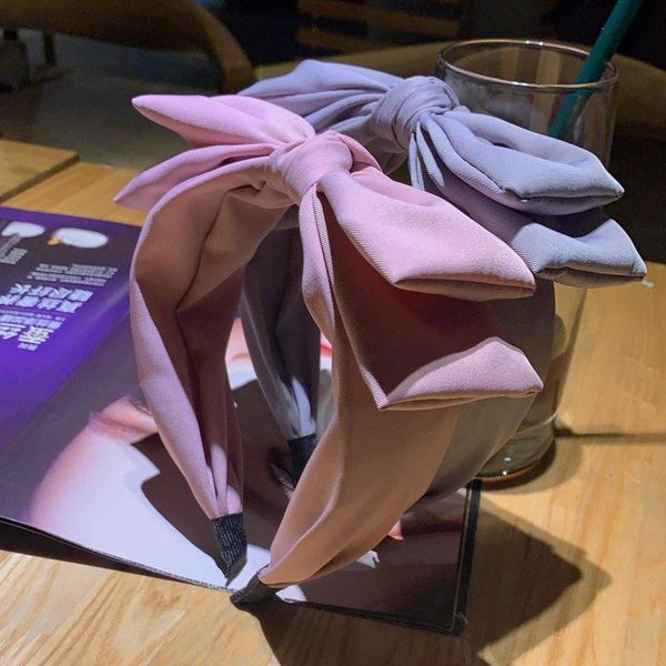 

cute double layers big bowknot wide headband bow knotted women headband hairband turban ladies female head hoop hair accessories q wmtppq