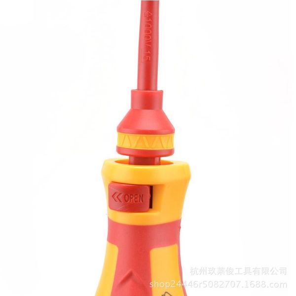 

screw insulated pozidriv test torx magnetic cr v 1000v slotted bits drivers set phillips screwdrivers pencil electrician bbytxx lipper