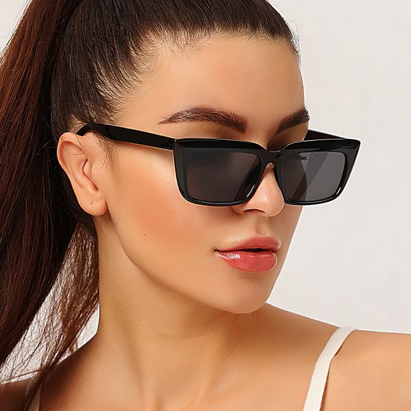 

eye multicolor summer fashion cat new woman square sunglasses cover face oversized 3