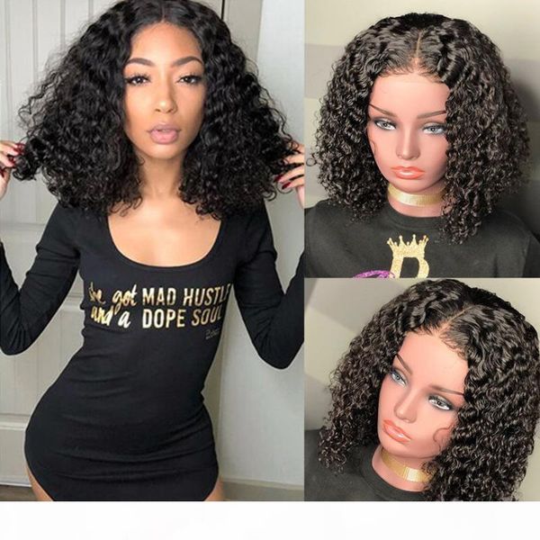 

fureya hair short curly full lace human hair wigs with baby full lace brazilian human wigs for black woman, Black;brown