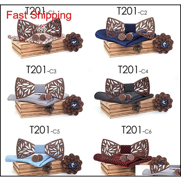 

paisley wooden bow tie handkerchief set men's plaid bowtie wood hollow carved cut out floral design and bo qylpht dh_seller2010, Blue;white