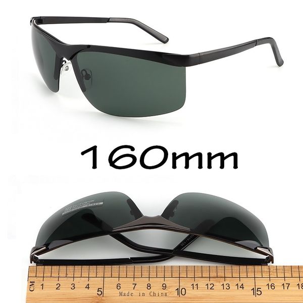 

evove oversized polarized rimless polaroid frame sun sunglasses for men big wide 160mm glasses male polar anti ekhvj, White;black