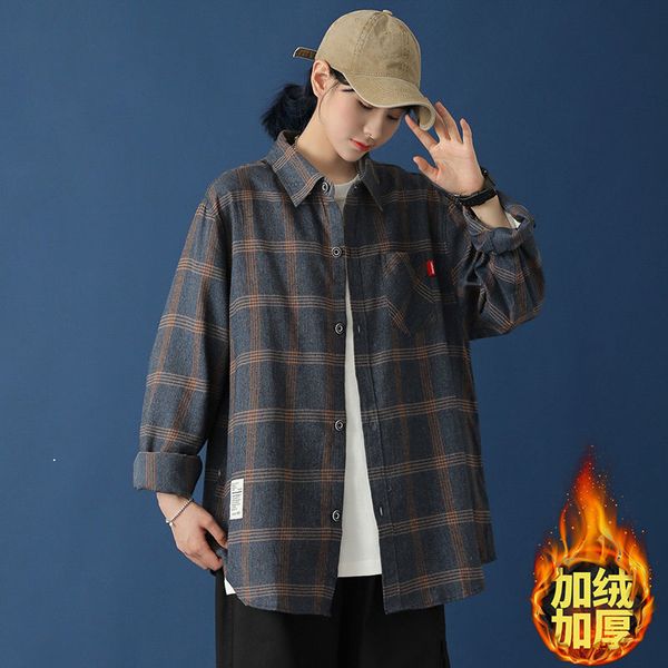 

autumn 2021 shirt stuffed wall loosened sleeve long korean-style men's coat in the upper fashion students b8py, White;black