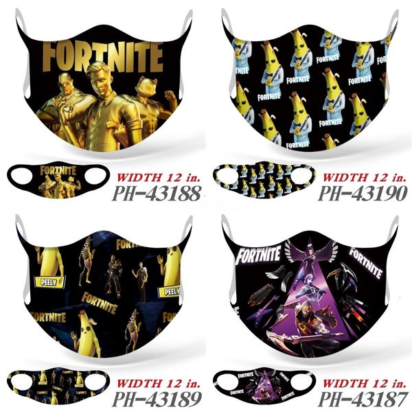 

face cotton reusable face masks fashion skull mask flag digital sports cosplay halloween mask dust windproof facemask#20