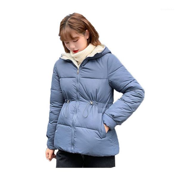 

women short winter jacket student bakery hooded bio down coat oversize cotton padded parkas casaco feminino abrigos mujer1, Black