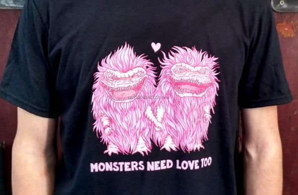 

monsters need love too t-shirt the critters inspired for 80s horror movie lovers men t shirt sport hooded sweatshirt hoodie